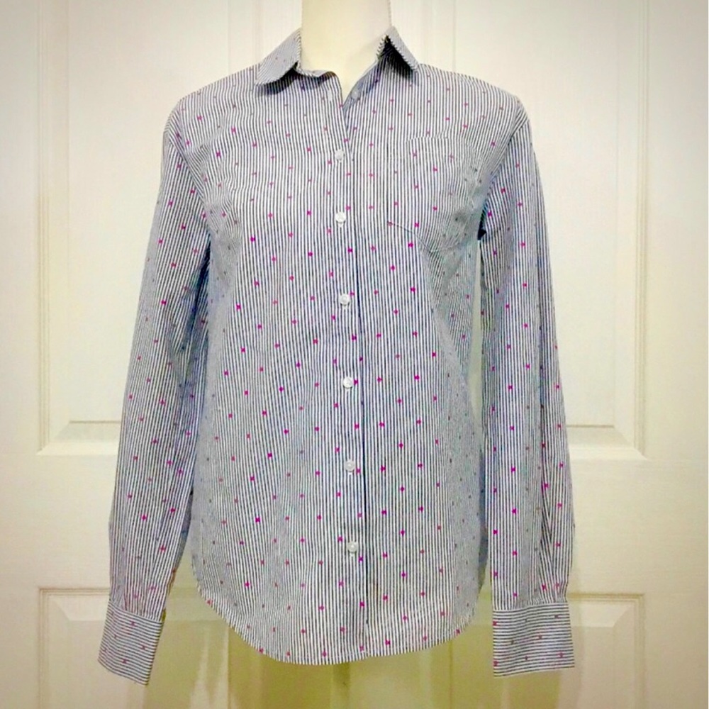 a new day striped button down shirt - Picture 3 of 6